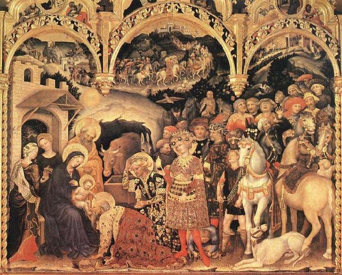 Gentile da Fabriano Adoration of the Magi oil painting image